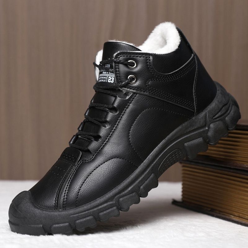 Winter Men's Shoes: Fashionable Soft-soled, Soft-top, Fleece And Thickened Cotton Shoes_vogvips.com