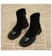 2025 Retro-style Dr. Martens Boots, Women's Rear Zipper Skinny Boots With Velvet Cotton Boots_vogvips.com