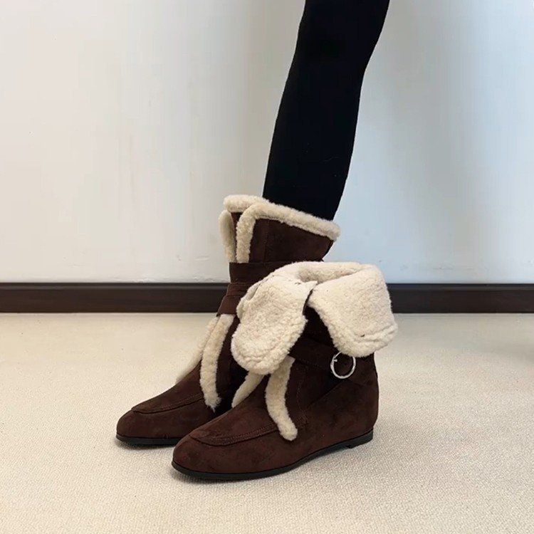 Snow Boots For Women Wearing Autumn And Winter Warm Short Cotton Boots_vogvips.com