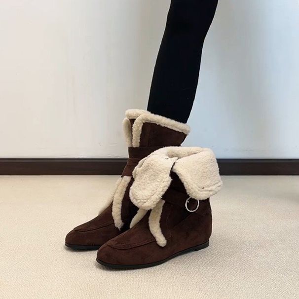 Snow Boots For Women Wearing Autumn And Winter Warm Short Cotton Boots_vogvips.com