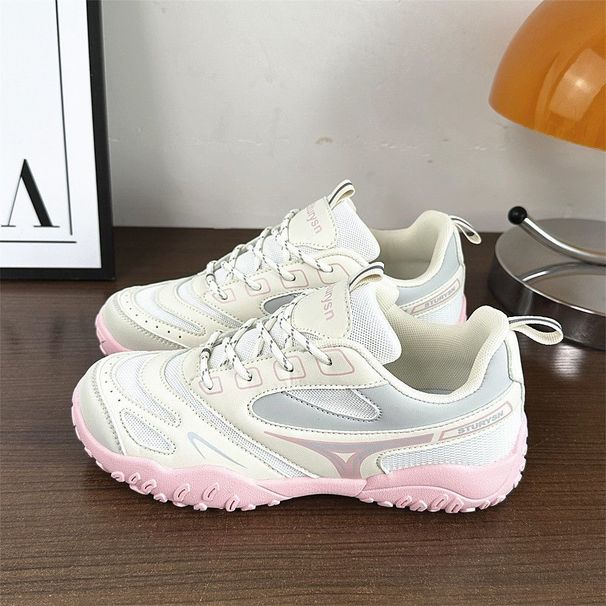 Women's Style Casual Breathable Mesh Hiking Shoes Lightweight Non-Slip Trendy Comfortable Versatile Sports Shoes_vogvips.com