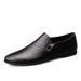 Men's Shoes Pattern Leather Shoes Casual Shoes Single Shoes Lazy Hole Driving Loafers Men_vogvips.com