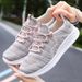 Women's Flying Woven Women's Shoes Casual And Comfortable Mother Shoes Breathable Sports Women's Casual Shoes_vogvips.com