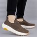 New Summer Wide-Fit Men's Breathable Mesh Walking Shoes, Lightweight Soft-Soled Slip-On Outdoor Casual Sports Shoes_vogvips.com