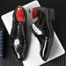 Mens High Quality Men's Pointed Oxford Wedding Leather Men Dress Shoes 2024 Gentleman Office Man Shoe_vogvips.com
