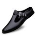 Men's Head Layer Casual Shoes Men's Bag Head Drag Rubber Non-slip Sole Men's Shoes_vogvips.com