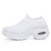 plus Size Women's Slip-On Sports Shoes Flyknit Air Cushioned Casual Sock Shoes Comfortable Footwear_vogvips.com
