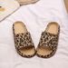 New Spring Summer Eva Soft Thick-Soled Comfortable Fashionable Leopard Print Slippers Men Women, Suitable For Indoor,_vogvips.com