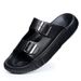 Top Layer Cowhide Men In Summer, Outdoor Beach Shoes Indoor Anti Slip High-end Cool Slippers For Men, Trendy_vogvips.com