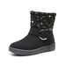 Four Seasons Fleece-Lined, Warm Snow Shoes For Women, Non-Slip Soft Sole, Middle-Aged And Elderly Mom Shoes, Short_vogvips.com