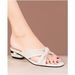 Pair With Dress Thick One-Strap Sandals For Women Outdoor 2025 Summer Fashion Fairy Style Versatile Open-Toe Low Heel_vogvips.com