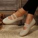 Flat Bottomed Ingle For Women, 2025 Autumn New Item, Plu Ize Round Toe Cover, Fahionable And Comfortable Caual_vogvips.com