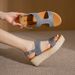 ALM3035-4 2024 New Summer Fish Mouth Comfortable Grass Woven Matsuke Slope Heel Sandals For Women_vogvips.com