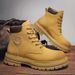European Warm Series New Men's Martin Autumn British American Style Genuine Leather Mid-Calf Sports Short High-Top Work Boots_vogvips.com