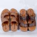 Euro Step Summer Genuine Leather Men's Soft Sole Adjustable Beach Shoes Non-Slip Trendy_vogvips.com