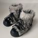 Fashion Trend Snow For Women 2025 Autumn Winter New Style Fleece Lined Thick Sole Fluffy One-Piece Cotton Shoes Short_vogvips.com