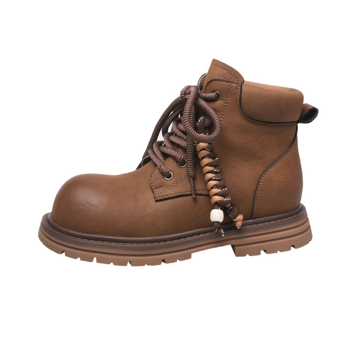 2025 Platform Martin For Women 2025 Autumn New Fashion Versatile Petite Non-Slip British Style Ugly Cute Yellow Boots_vogvips.com