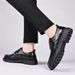 Leather Formal Wear 2026 Spring/summer New Business British Style Soft Soled Breathable Hollow Men's Casual Shoes_vogvips.com
