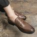 Black Men Loafers Soft Moccasins High Quality Spring Autumn Genuine Leather Shoes Men Business Office Dress Shoes Zapatos_vogvips.com