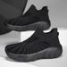 Couple Flying Weaving Sports Casual Shoes Socks Shoes Large Size Heightening Shoes Four Seasons_vogvips.com