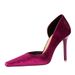 3287-2 Style Banquet Women's Thin High Heels Xishi Suede Shallow Mouth Square Head Side Hollow Single Shoes_vogvips.com