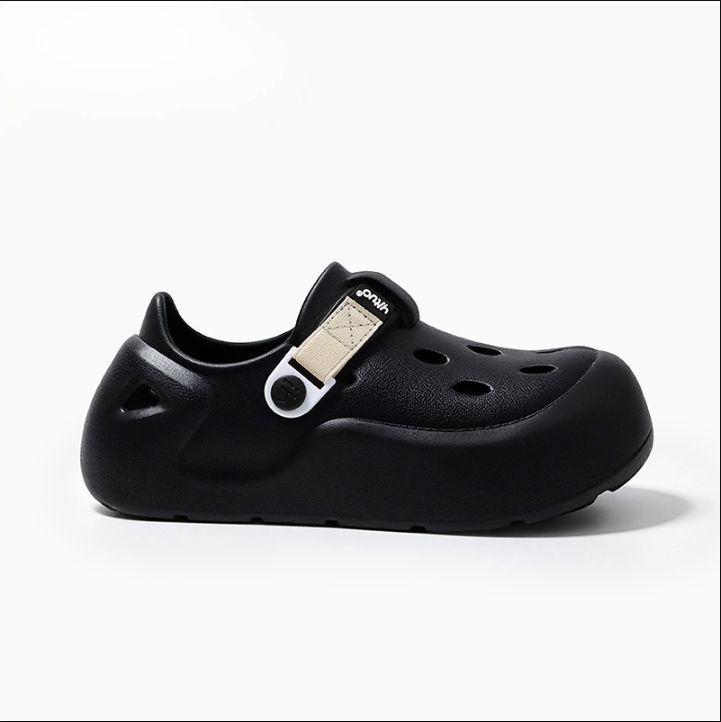Hot Selling Solid Color EVA Slippers Suitable For Men Women Breathable Lightweight Adjustable Buckle Sandals Casual_vogvips.com
