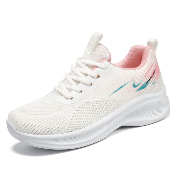Spring And Autumn Sports Soft Sole Single Non-Slip New Women's Casual Mesh Running Shoes_vogvips.com