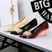 9527-H97 French-style Elegant High-heeled For Women With Rhinestone Flowers, Pointed Toe, Shallow Cut, Stiletto Heel,_vogvips.com