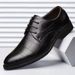 New Checkered Suit Business Leather Formal Men's Trendy Versatile Casual Work Groomsman Wedding Shoes Men_vogvips.com