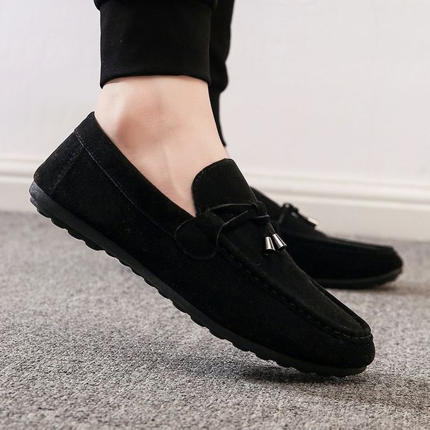 Men’s Shoes Men's Moccasins Slip On Shoes Trendy Slip On Shoes For Men All Match Lazy Shoes Casual Korean Style Hot Sale_vogvips.com
