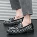 Fashion New Business Tassel Men's Loafers Versatile Slip-On Small Leather Shoes_vogvips.com