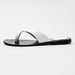 Leather Round Headed Flat Bottomed Minimalist Niche Design Cross Toe Herringbone Sandals For Women's Outdoor Wear 2025_vogvips.com