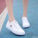 Ladies Versatile Canvas New Casual Comfort Shoes Student White Sports Flat Fashion Light Women's Sneakers Zapatos Mujer_vogvips.com