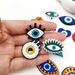 16 Sets Of Cartoon Evil Eyes Shoes Floral Decorative Buckle Personalized DIY Student Garden Shoe Buckle Accessories_vogvips.com