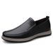 Men's Shoes Men's Leather Shoes Genuine Leather Middle-aged Dad Shoes Soft-soled Casual Shoes_vogvips.com