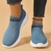 Women's New Lightweight Polyurethane For One Foot, Mom's Fly Woven Breathable Casual Shoes, Plus Size Women's Shoes_vogvips.com