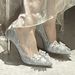 MTX Spring Summer New Silver Rhinestone Bow Crystal Fairy Elegant Socialite Stiletto Women's Single Shoes French High Heels_vogvips.com