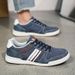 New Gump men's shoes Breathable denim sports casual shoes low top lace-up outdoor men's board shoes_vogvips.com