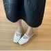 French Retro Style Women's Woven Hollow out Mule Sandals 5 Cm Hidden Wedge Heel Closed Toe Elegant Shoe_vogvips.com