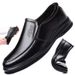2025 New Autumn Breathable Business Dress Shoes Men's Genuine Leather One Step Stepping Middle Aged And Elderly Casual_vogvips.com