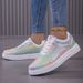 Baasploa Casual Leather Platform Sneakers For Women Classics Comfort Skateboarding Shoes Non-Slip_vogvips.com