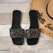 Glitter Type Flat Women Square Head One Foot Home Slippers Women's Shoes_vogvips.com