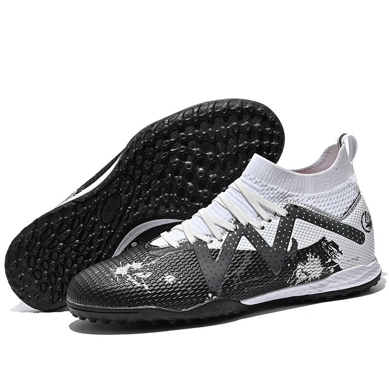 New Popular Children's And Teenagers' High Top Breathable Football Shoes AG Long Nails TF Broken Nails_vogvips.com