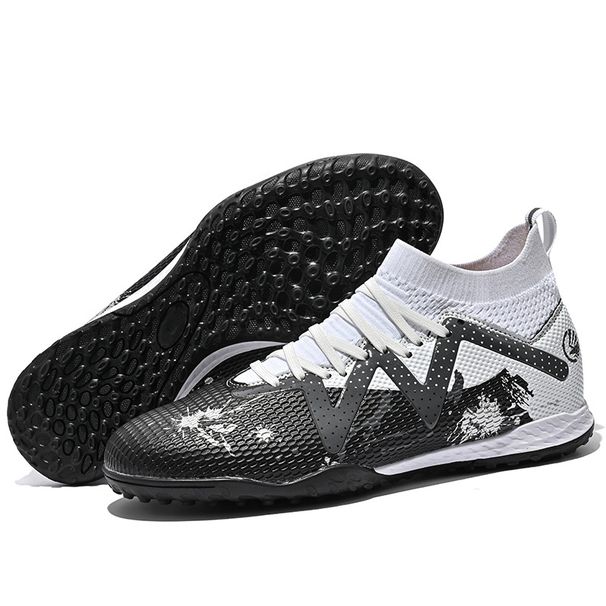 New Popular Children's And Teenagers' High Top Breathable Football Shoes AG Long Nails TF Broken Nails_vogvips.com