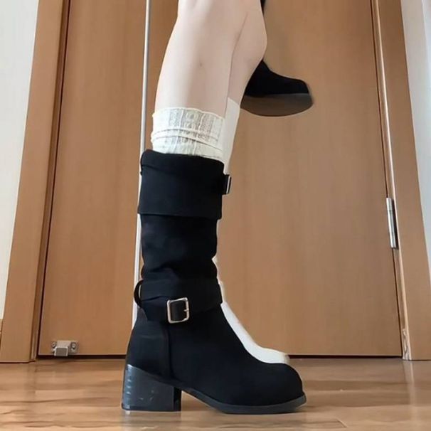 Boot Lady 25 Long Boots Autumn And Winter New Style Women's Knight Boots_vogvips.com