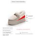 Women's Shoes Thick Soled Fur Shoes Real Fur Lining Height Increasing Women's Wool Winter Outer Wear Warm Casual Shoes Snow Cotton_vogvips.com