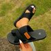 Light Foam Sole Plus Size Slippers Flat Bottomed Casual Open Toe Beach Sandals Women's Shoes_vogvips.com