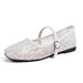 cross-border Summer New European And American Foreign Trade Large-size Square-toed Women's Flat Loafers Casual_vogvips.com