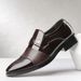 Winter Leather Business Dress Oversized Leg Covers, Plush Cotton Men's Shoes, Versatile Casual Wedding Shoes_vogvips.com