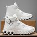 One Pair Of Simple And Fashionable Mid-top Basketball Shoes. Thickened, Soft, Shock-absorbing, Wear-resistant_vogvips.com